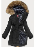 KURTKA ZIMOWA DAMSKA CZARNA model 21244696 - LHD