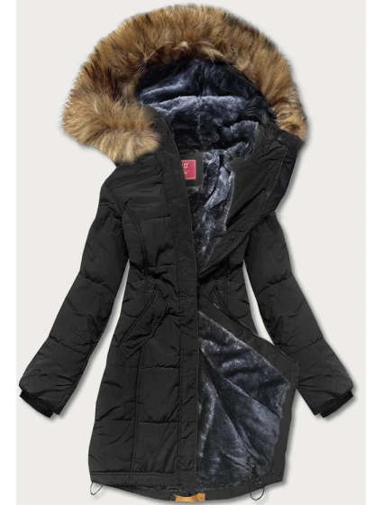 KURTKA ZIMOWA DAMSKA CZARNA model 21244696 - LHD