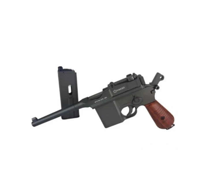 RANGER M712 Broomhandle FULL AUTO BLOWBACK větrovka k.4,5BBs 19 ran. KWC