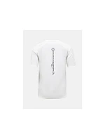 Dámské tričko PEAK PERFORMANCE W Wool-Blend Shortsleeve, bílá barva Dámské tričko PEAK PERFORMANCE W Wool-Blend Shortsleeve, bílá barva