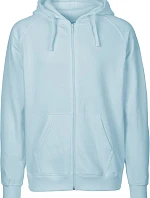 Neutral O 63301 Pánská mikina s kapucí z bio bavlny 77.6331 light blue