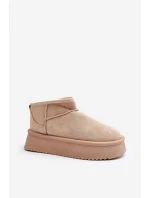 Dámské Sněhule Na Podrážce Beige model 21645981 - Boto Dámské Sněhule Na Podrážce Beige model 21645981 - Boto