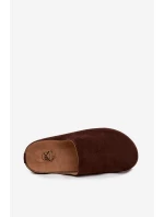 Dámské pantofle na platformě čokoládové model 21709390 - Boto