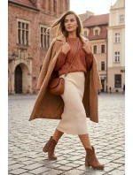 Dámské s designem z přírodní semiše na podpatku  hnědé model 21713118 - Zazoo