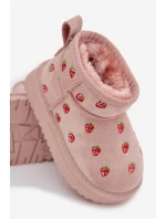 Dětské sněhule s růžové model 21762615 - Boto Dětské sněhule s růžové model 21762615 - Boto