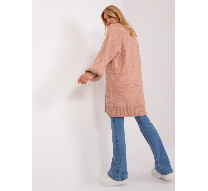 Sweter AT SW model 18900672 ciemny różowy - FPrice