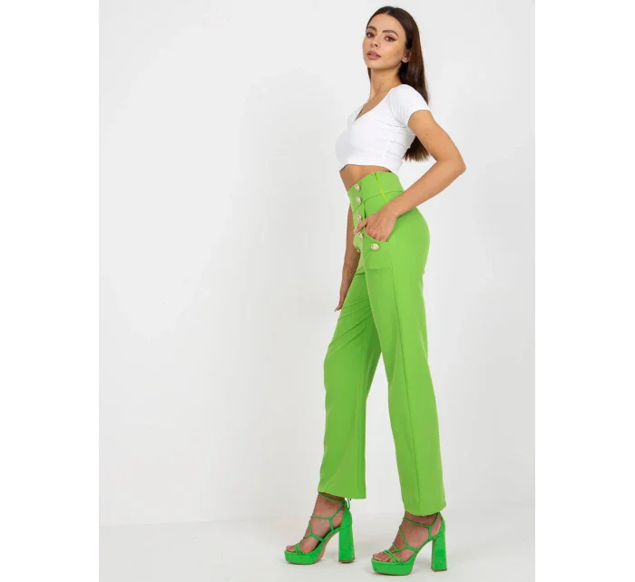 DHJ kalhoty SP 16008.01X světle zelená