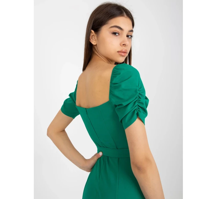 LK SK 508684 šaty.21X tmavě zelená LK SK 508684 šaty.21X tmavě zelená