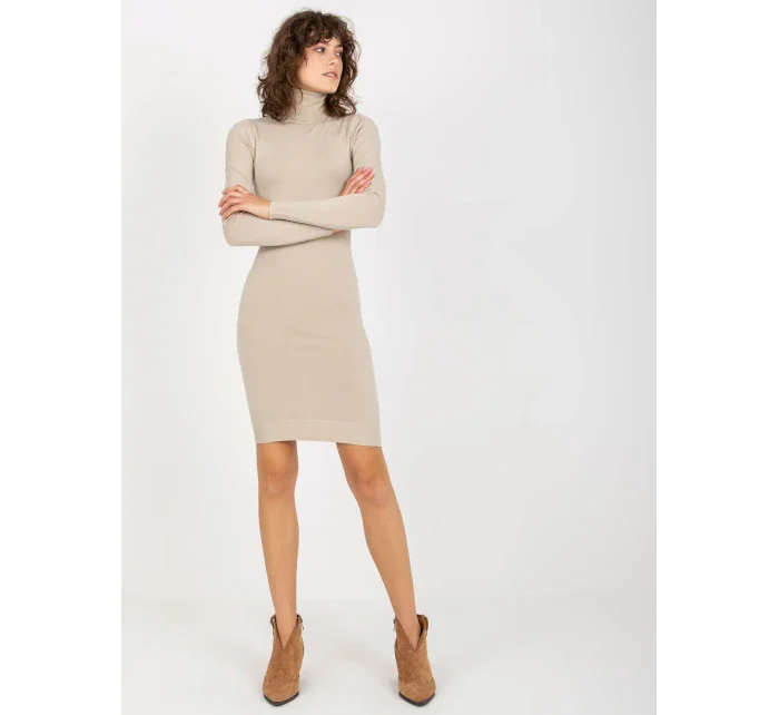 Dámské šaty NM SK NG 2309 šaty.17X světle béžové Dámské šaty NM SK NG 2309 šaty.17X světle béžové