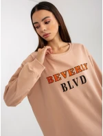 Bluza VI BL model 19755093 ciemny bezowy - FPrice Bluza VI BL model 19755093 ciemny bezowy - FPrice