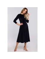 Dámské šaty M557 Tmavě modrá - MOE