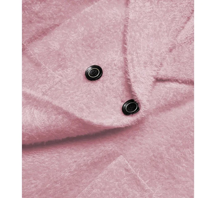 Krátký přehoz přes oblečení typu alpaka v růžové barvě model 18059133 - MADE IN ITALY