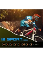 Rubicon RNCE88-1 Smartwatch Black- Černý silikonový řemínek + černý kožený řemínek