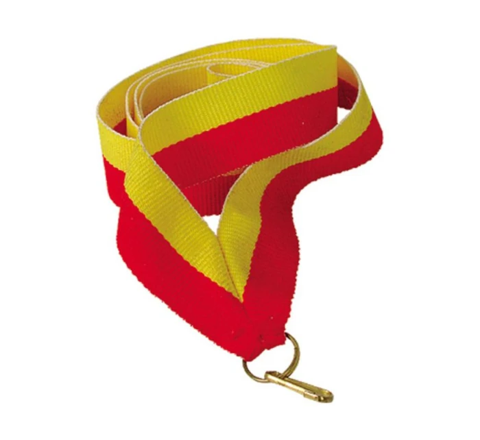 Stuha 11 mm - žlutá a červená