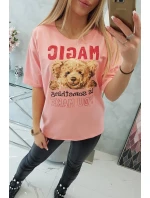 Kouzelná halenka s meruňkovým potiskem