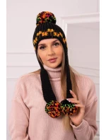 Dámská ušanka Nadia K321 černá Dámská ušanka Nadia K321 černá