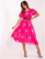 Sukienka DHJ SK model 18861895 ciemny różowy - FPrice