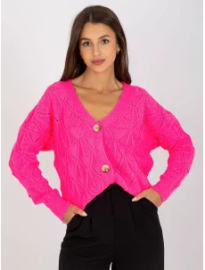 Dámský svetr LC SW 803 fluo růžový