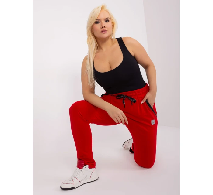 Spodnie dresowe RV DR model 19394458 czerwony - FPrice Spodnie dresowe RV DR model 19394458 czerwony - FPrice