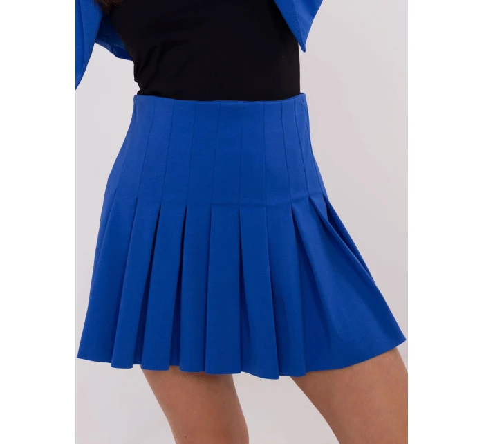 Dámská sukně DHJ SD 8792.68 Kobaltově modrá - FPrice Dámská sukně DHJ SD 8792.68 Kobaltově modrá - FPrice