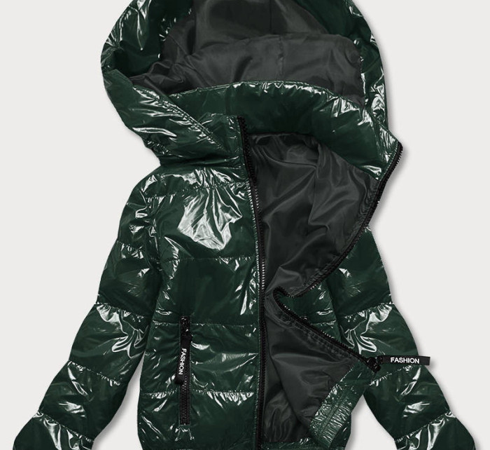 Zelená dámská bunda (B9785-10)