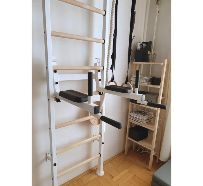 GYMNASTICKÁ TYČ GYNASTICKÁ RUKOJEŤ DĚTSKÉ PŘÍSLUŠENSTVÍ BÍLÁ MATERIÁLNÍ LAVIČKA 413 dětské