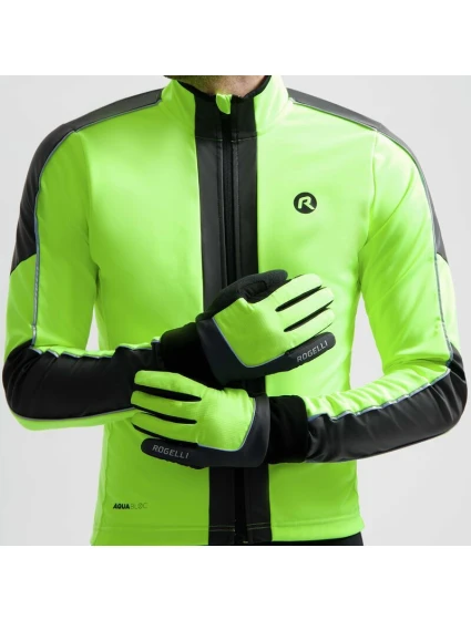 Zimní rukavice Rogelli ESSENTIAL HIVIS fluo XL