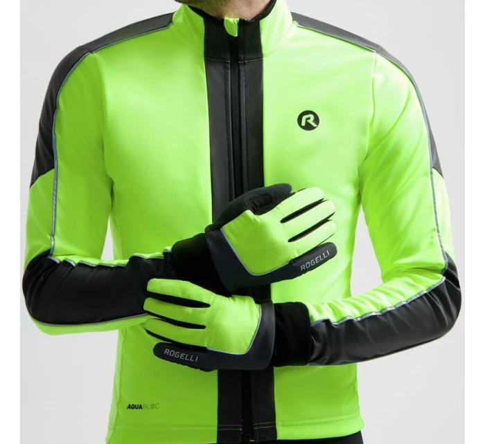 Zimní rukavice Rogelli ESSENTIAL HIVIS fluo XL