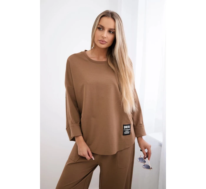 Souprava Punto Milano Winter tepláky + kalhot velbloud Souprava Punto Milano Winter tepláky + kalhot velbloud