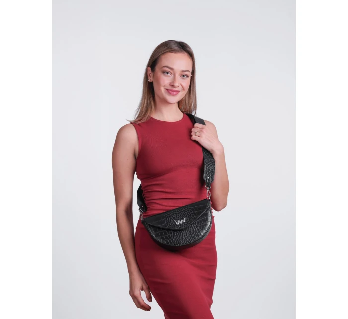 Dámská ikonická crossbody ledvinka Vuch Tricia Kaiman Black