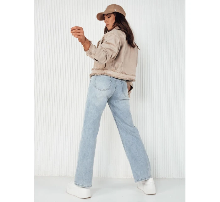 Dámská džínová bunda béžová Dstreet model 21972710 - FashionStreet