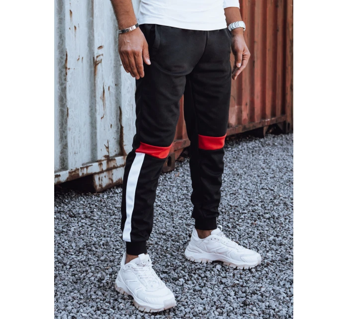 Pánské tepláky se stahovací šňůrkou černé Dstreet model 21980082 - FashionStreet Pánské tepláky se stahovací šňůrkou černé Dstreet model 21980082 - FashionStreet