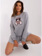 Bluza EM BL HS 21 model 18738764 szary - FPrice Bluza EM BL HS 21 model 18738764 szary - FPrice