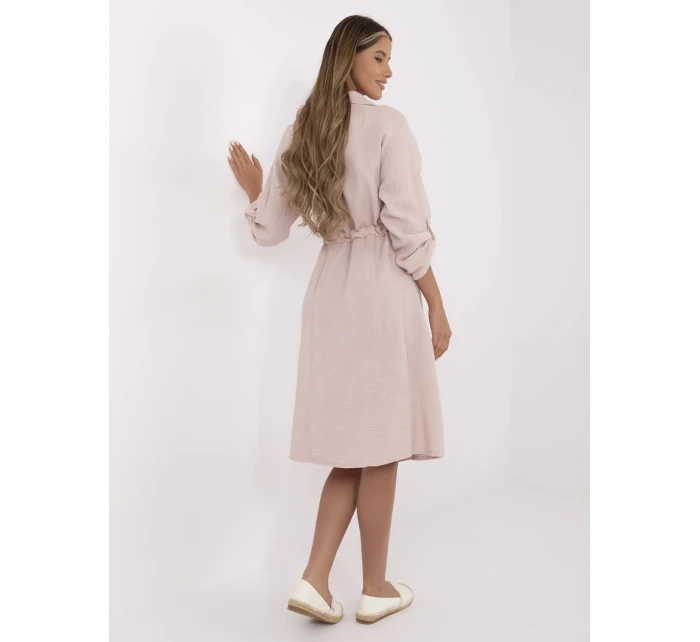 Šaty MI SK 91166.73 světle růžové