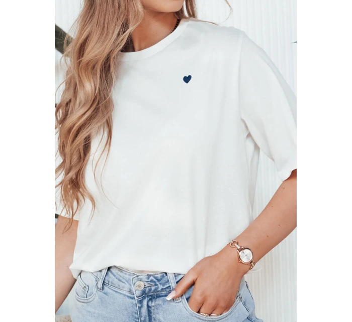 ecru dámské tričko Dstreet model 21976390 - FashionStreet
