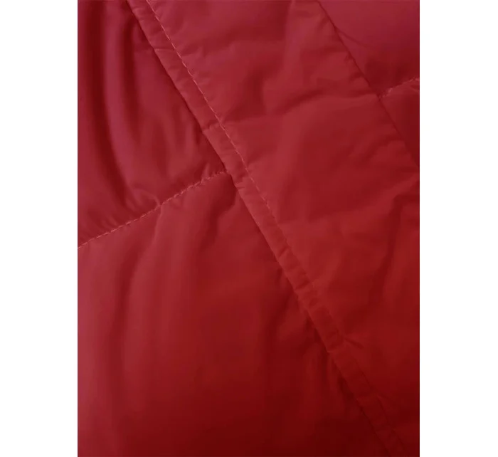 Červená dámská sportovní bunda model 21246375 - Miss TiTi