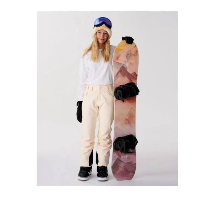 Lyžařské kalhoty RIP CURL Rider s vysokým pasem bílé Lyžařské kalhoty RIP CURL Rider s vysokým pasem bílé