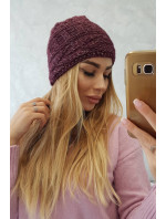 Fleecová čepice  tmavě fialová model 18751451 - K-Fashion