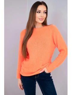 Dámský svetr z baby alpaky s dlouhým rukávem model 21860908 - K-Fashion