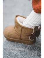 Dívčí teplé sněhule s mašlemi Velbloud Meriva Dívčí teplé sněhule s mašlemi Velbloud Meriva