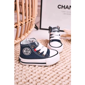 Dětské vysoké tenisky Big Star - tmavě modrá