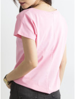 Základní růžové tričko