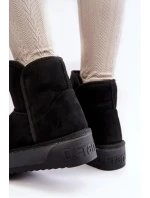 Veganské voděodolné sněhule na platformě D.Franklin černý