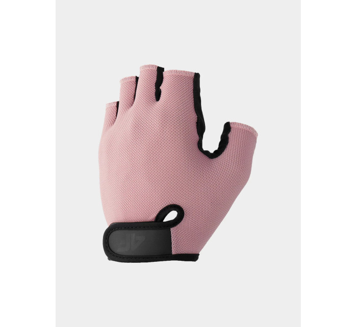 Cyklistické rukavičky s gelovými vložkami 4FSS23AFGLU058-56S růžové - 4F
