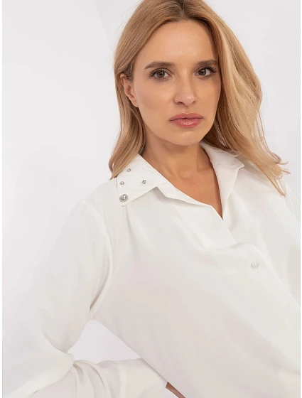 Košile DHJ KS model 21867850 smetanová - FPrice Košile DHJ KS model 21867850 smetanová - FPrice