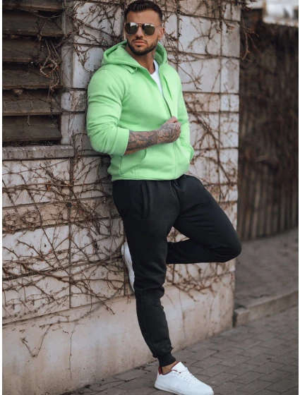 FashionStreet pánská mátová a černá tepláková souprava AX0752