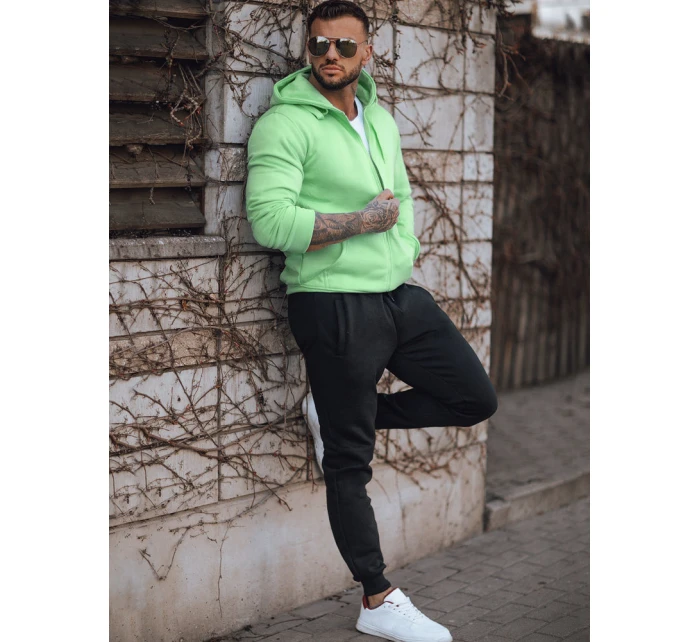 FashionStreet pánská mátová a černá tepláková souprava AX0752