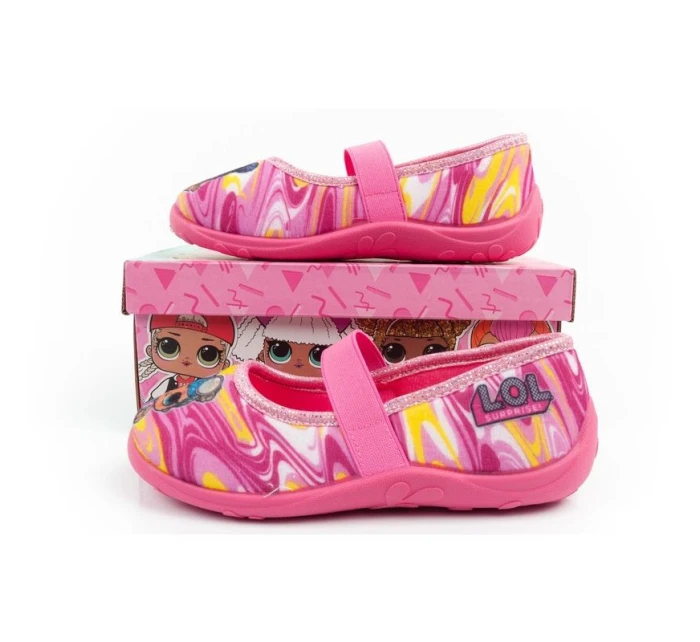 Leomil dětské boty baleríny papuče kapradiny pro dívky LOL