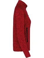 K Dámská melanžová pletená fleecová bunda 20. red melange model 22423088 - Kariban K Dámská melanžová pletená fleecová bunda 20. red melange model 22423088 - Kariban