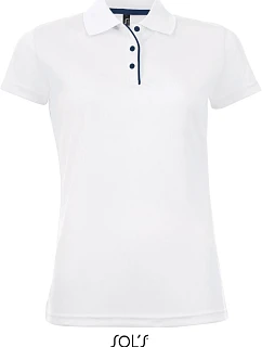 SOL'S Performer Women Dámské piqué sportovní polo 25.1198 white